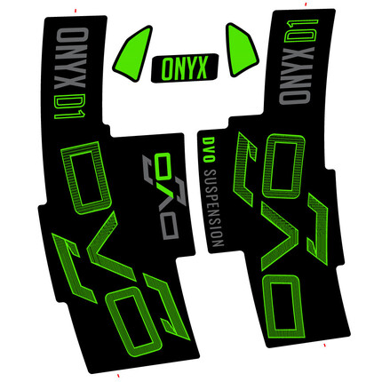 Pegatinas para Horquilla DVO Onyx D1 2024 en vinilo adhesivo stickers graphics calcas adesivi autocollants