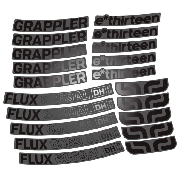 E-Thirteen Grappler Flux Alloy Downhill Pegatinas en vinilo adhesivo Llanta MTB (12)