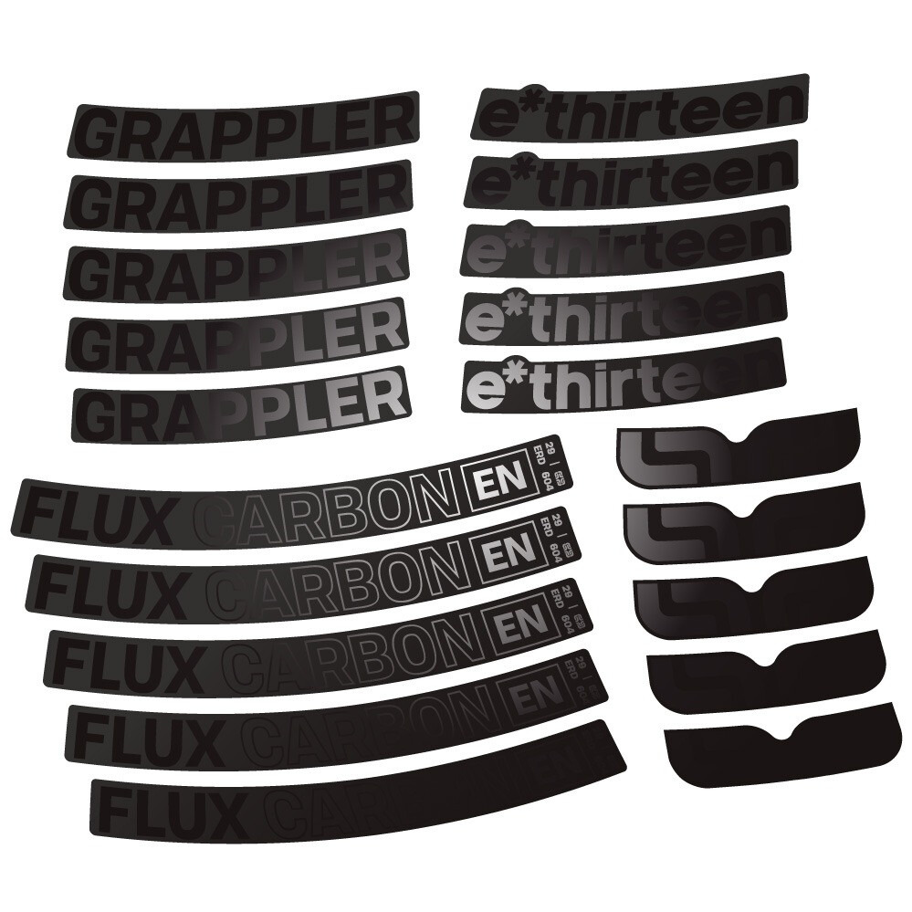 E-Thirteen Grappler Flux Pegatinas en vinilo adhesivo Llanta MTB (12)