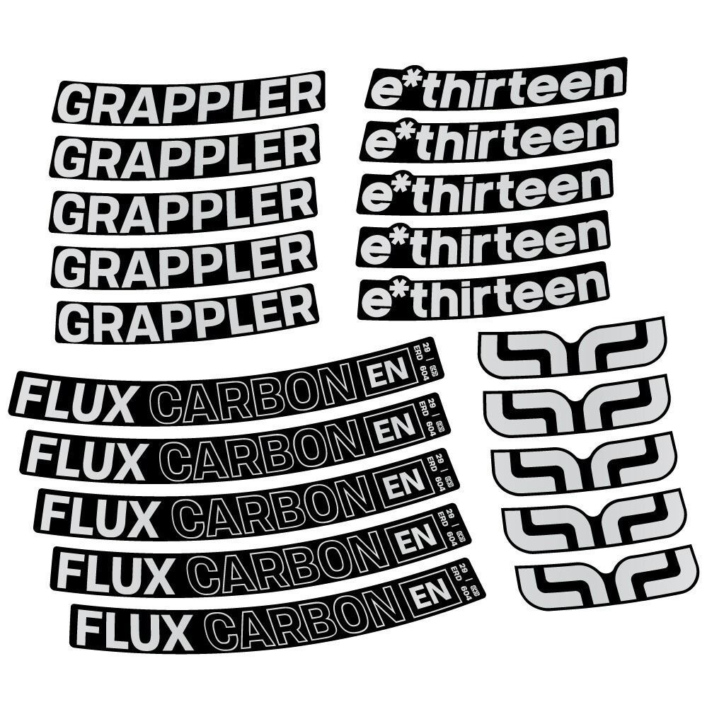 E-Thirteen Grappler Flux Pegatinas en vinilo adhesivo Llanta MTB (15)