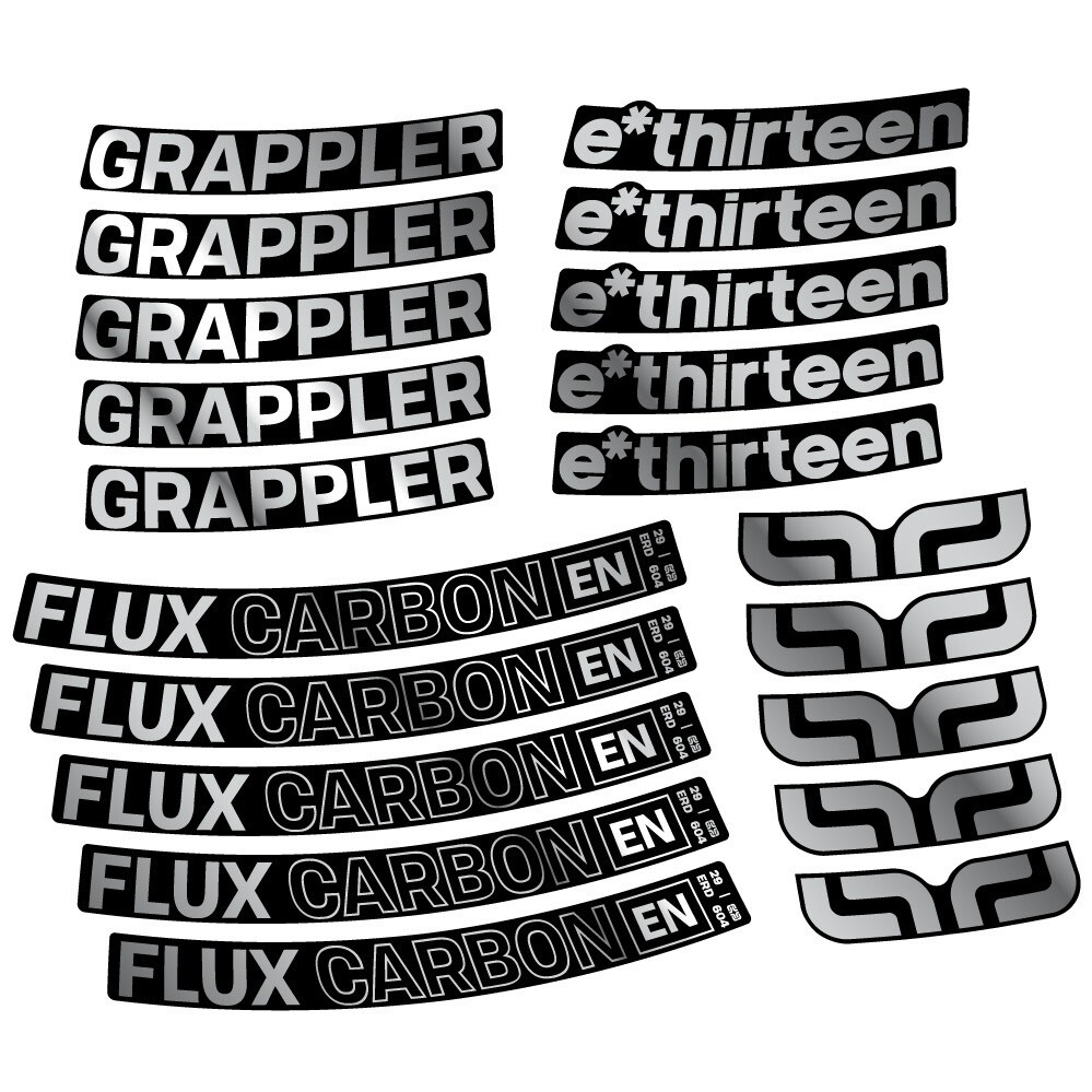 E-Thirteen Grappler Flux Pegatinas en vinilo adhesivo Llanta MTB (16)