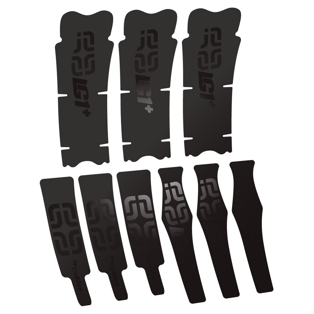E-thirteen LG1 Plus Carbon Pegatinas en vinilo adhesivo Bielas (12)