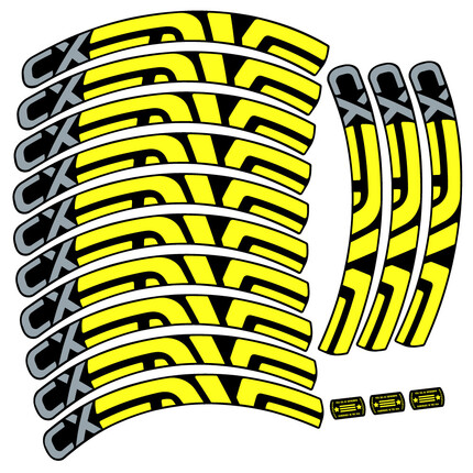 Pegatinas para Llanta MTB Enve CX en vinilo adhesivo stickers graphics calcas adesivi autocollants