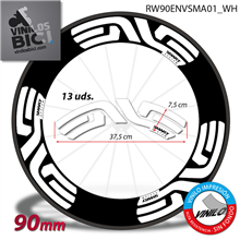 Enve Smart System vinilos adhesivos llanta perfil 90mm