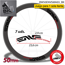 Enve, vinilos adhesivos llanta pefil 50mm