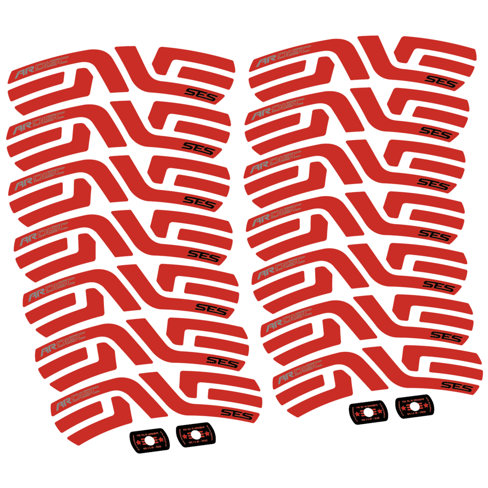 Pegatinas en vinilo adhesivo compatible llantas Enve 55mm Freno disco