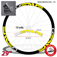 Enve CX vinilos adhesivos llanta 29"