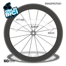 Vinilo protector transparente Llanta Carretera perfil 60mm