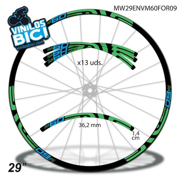 Enve M60 29" Vinilos