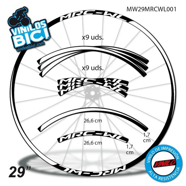 MRC-WL 29" Vinilos