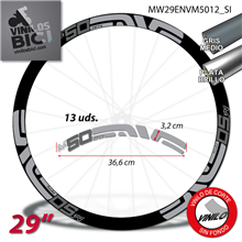 Enve M50 Fifty, vinilos adhesivos llanta 29"