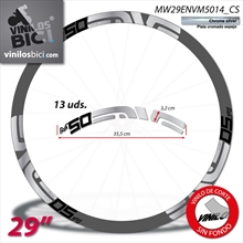 Enve M50 Fifty, vinilos adhesivos llanta 29"
