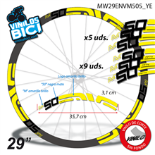 Enve M50 Vinilos adhesivos llanta 29"