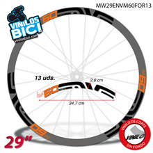 Enve M60 29" vinilos llantas