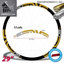 Enve M60 29" vinilos llantas