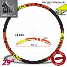 Enve M60 Forty,  vinilos adhesivos, pegatinas llantas 29"