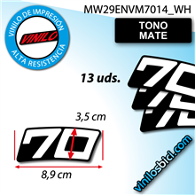 Enve M70 vinilos adhesivos