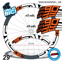 Enve M90 TEN, vinilos adhesivos para llantas 29"
