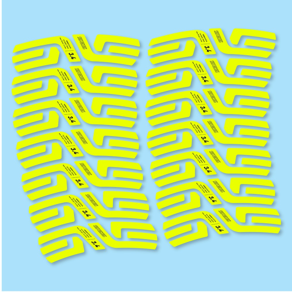 Enve SES 3.4 Disc Carbon Perfil 40 mm Pegatinas en vinilo adhesivo Llanta Carretera (2)