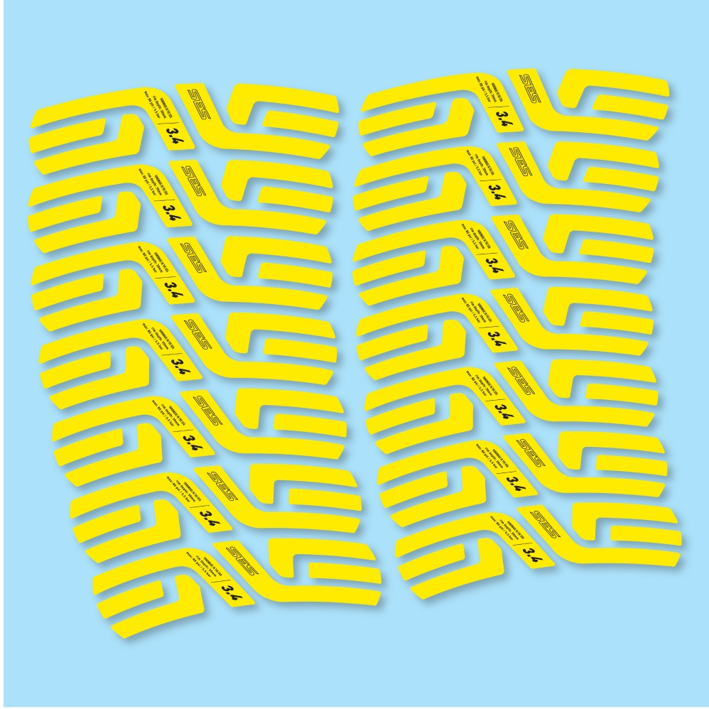 Enve SES 3.4 Disc Carbon Perfil 40 mm Pegatinas en vinilo adhesivo Llanta Carretera (3)