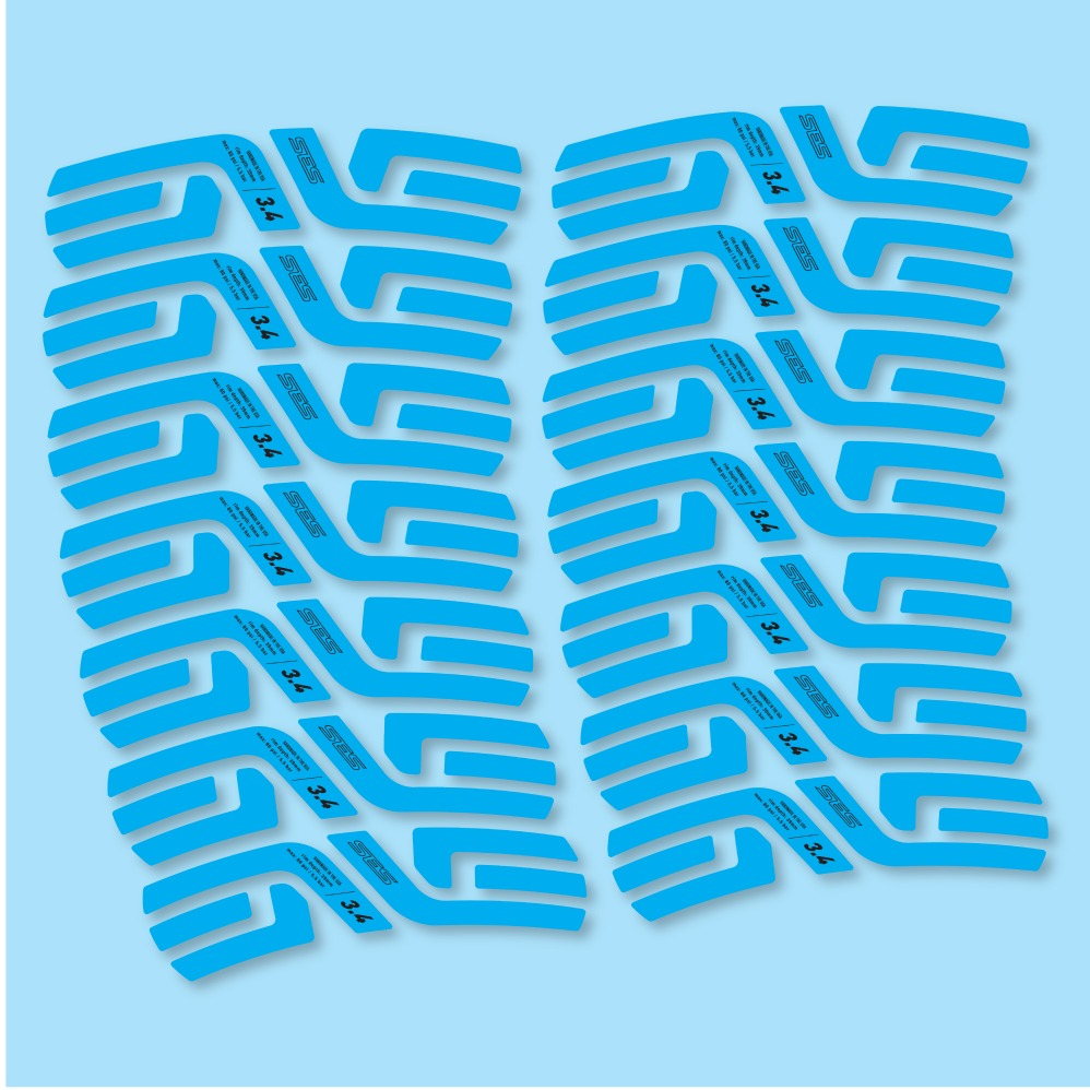 Enve SES 3.4 Disc Carbon Perfil 40 mm Pegatinas en vinilo adhesivo Llanta Carretera (4)