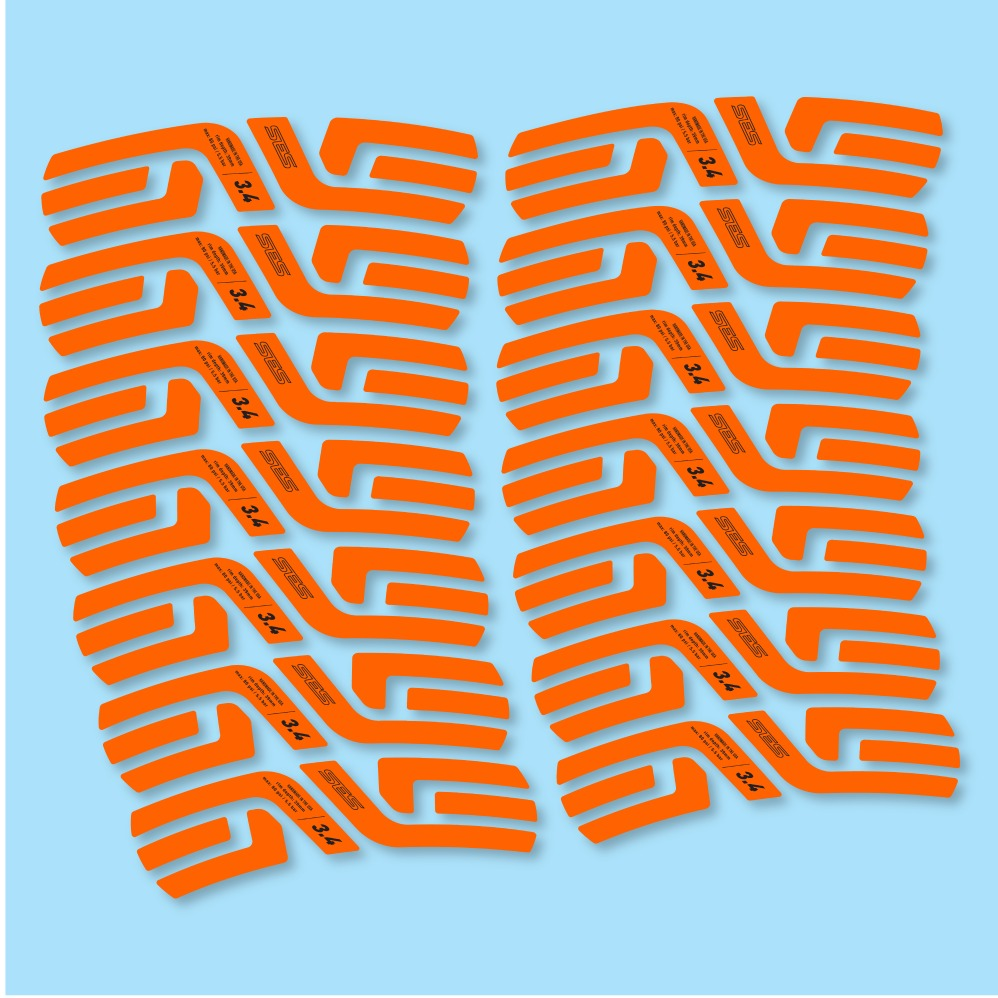 Enve SES 3.4 Disc Carbon Perfil 40 mm Pegatinas en vinilo adhesivo Llanta Carretera (11)