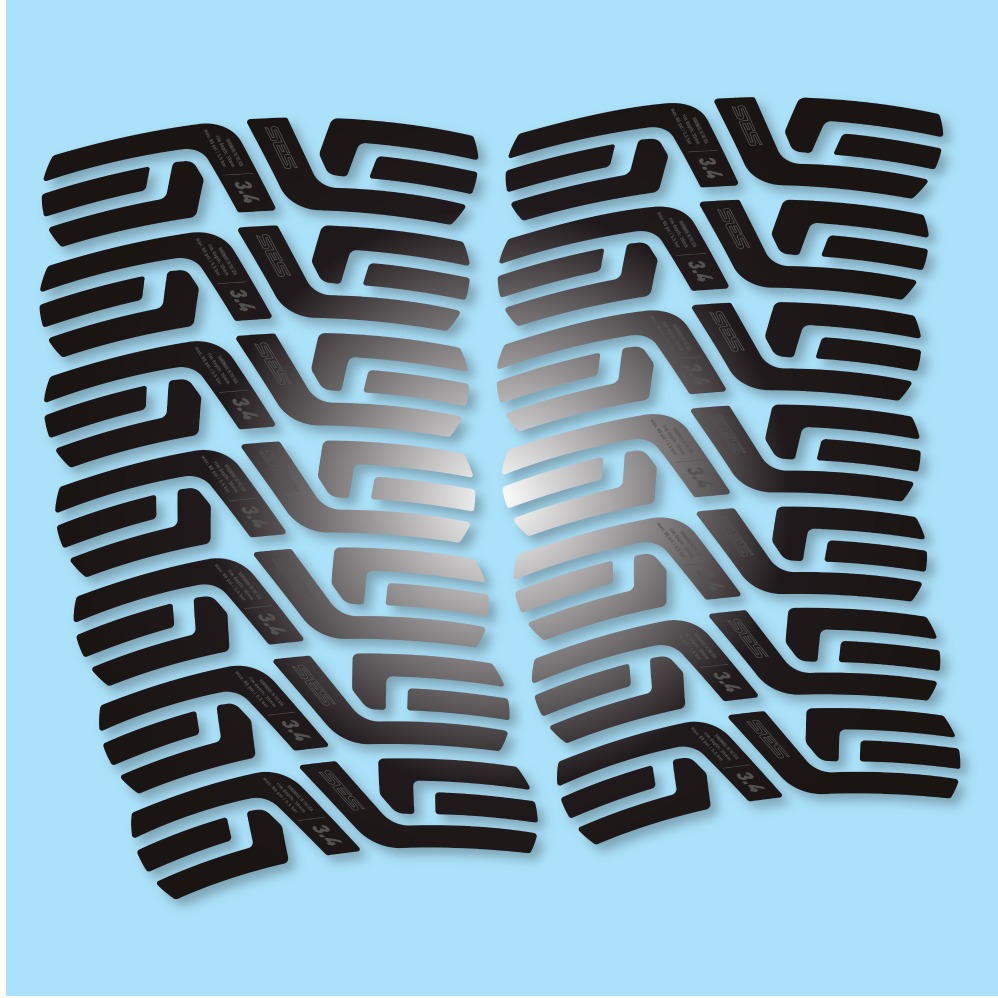 Enve SES 3.4 Disc Carbon Perfil 40 mm Pegatinas en vinilo adhesivo Llanta Carretera (12)