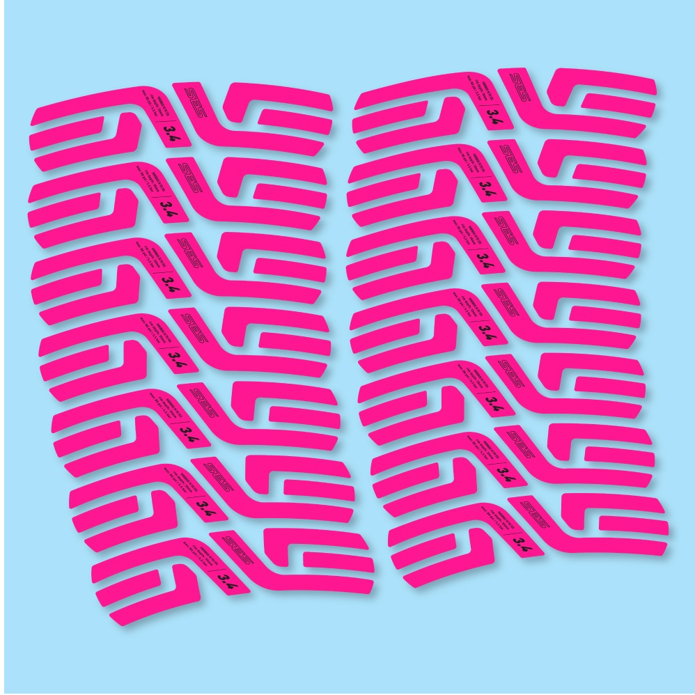 Enve SES 3.4 Disc Carbon Perfil 40 mm Pegatinas en vinilo adhesivo Llanta Carretera (20)