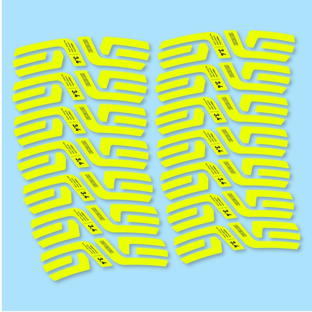 Enve SES 3.4 Disc Carbon Perfil 40 mm Pegatinas en vinilo adhesivo Llanta Carretera (1)