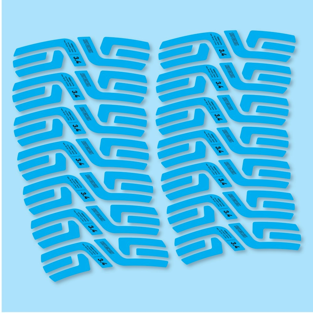 Enve SES 3.4 Disc Carbon Perfil 40 mm Pegatinas en vinilo adhesivo Llanta Carretera (1)