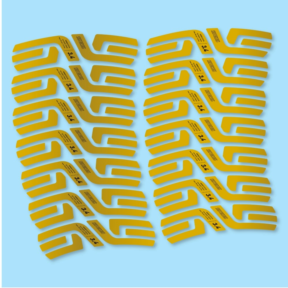 Enve SES 3.4 Disc Carbon Perfil 40 mm Pegatinas en vinilo adhesivo Llanta Carretera (1)