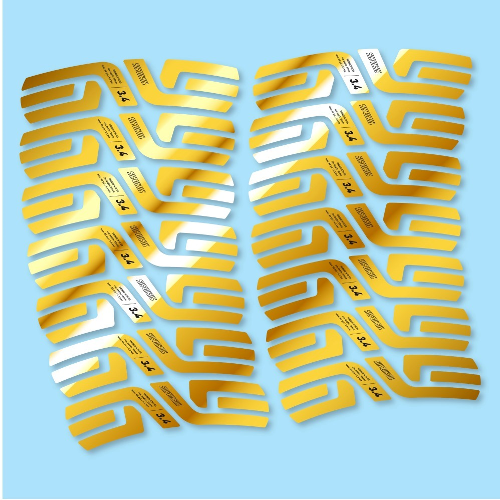 Enve SES 3.4 Disc Carbon Perfil 40 mm Pegatinas en vinilo adhesivo Llanta Carretera (1)