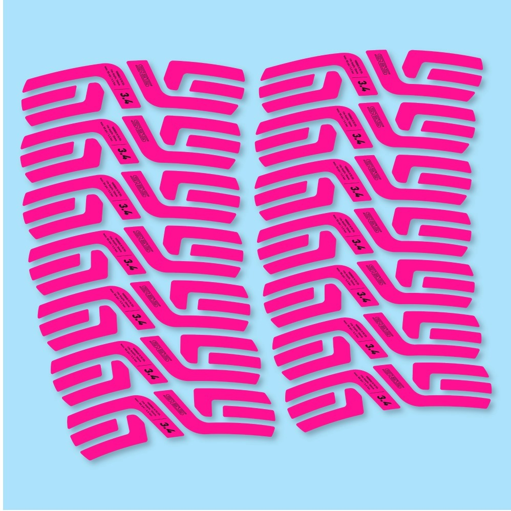 Enve SES 3.4 Disc Carbon Perfil 40 mm Pegatinas en vinilo adhesivo Llanta Carretera (1)