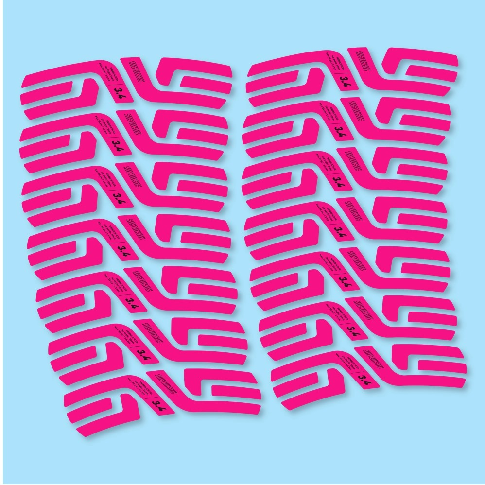 Enve SES 3.4 Disc Carbon Perfil 40 mm Pegatinas en vinilo adhesivo Llanta Carretera (1)