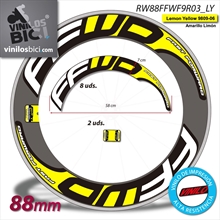 FastForward 88mm pegatinas vinilo adhesivo
