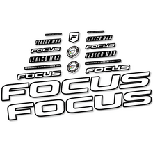 Pegatinas en vinilo adhesivo de corte sin fondo compatibles con cuadro Focus Izalco Max 9.7 2020–2022 – Adhesivos resistentes