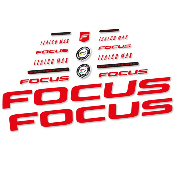 Focus Izalco Max 9.7 (vinilo de corte sin fondo) Pegatinas en vinilo adhesivo Cuadro (1)
