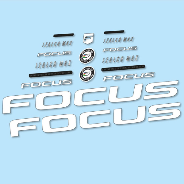 Focus Izalco Max 9.7 (vinilo de corte sin fondo) Pegatinas en vinilo adhesivo Cuadro (6)