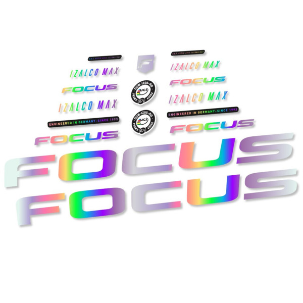 Focus Izalco Max 9.7 (vinilo de corte sin fondo) Pegatinas en vinilo adhesivo Cuadro (8)