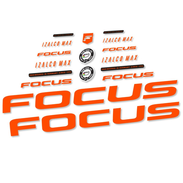 Focus Izalco Max 9.7 (vinilo de corte sin fondo) Pegatinas en vinilo adhesivo Cuadro (10)
