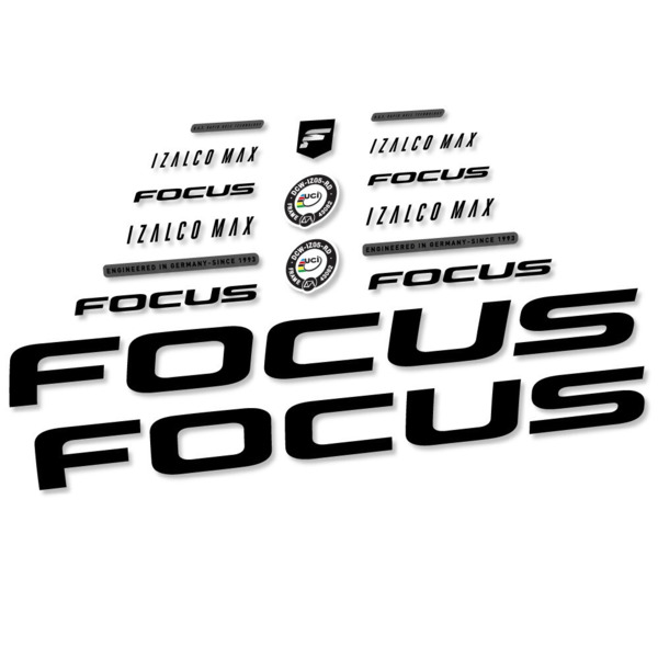Focus Izalco Max 9.7 (vinilo de corte sin fondo) Pegatinas en vinilo adhesivo Cuadro (12)