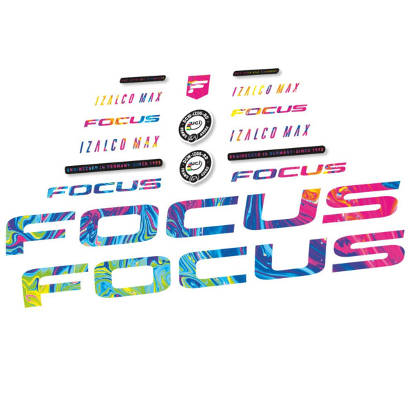 Focus Izalco Max 9.7 (vinilo de corte sin fondo) Pegatinas en vinilo adhesivo Cuadro (17)