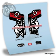 Fox 32 26 F-Series 2012 Adhesivos