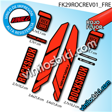 Rock Shox Revelation, vinilos adhesivos
