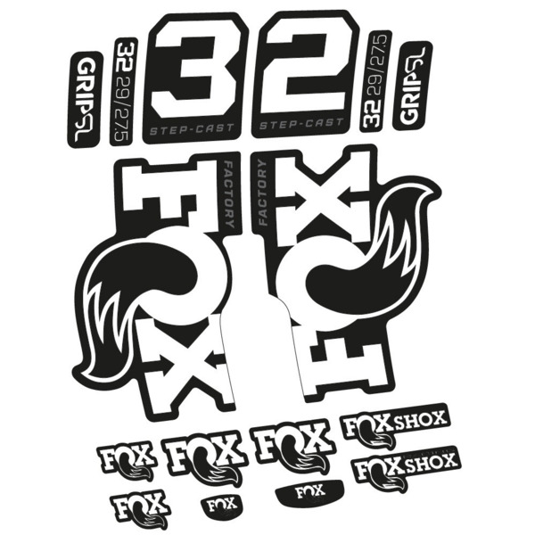 Fox 32 Factory SC 2025 Pegatinas en vinilo adhesivo Horquilla (6)