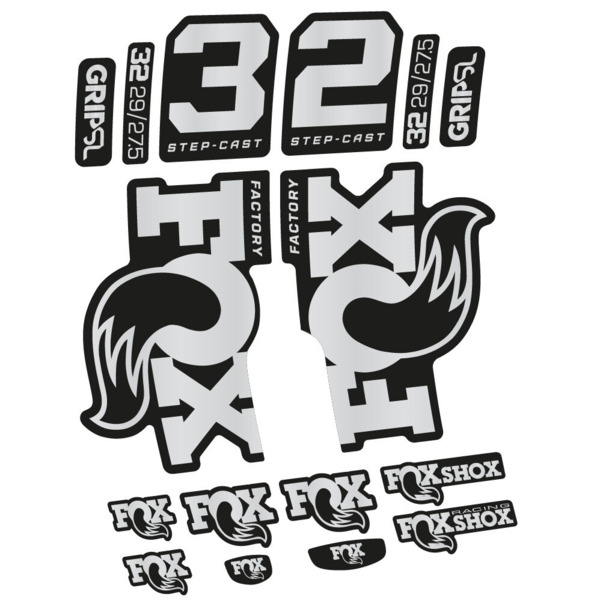 Fox 32 Factory SC 2025 Pegatinas en vinilo adhesivo Horquilla (15)