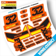 Fox 32 Factory SC Step Cast 2019 Pegatinas vinilo adhesivo horquilla