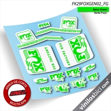 Fox pegatinas vinilo adhesivo horquilla