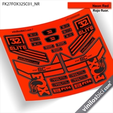 Fox 32 Performance Elite pegatinas vinilo adhesivo horquilla
