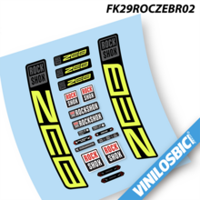 Rock Shox ZEB R 2020, Pegatinas en vinilo adhesivo horquilla